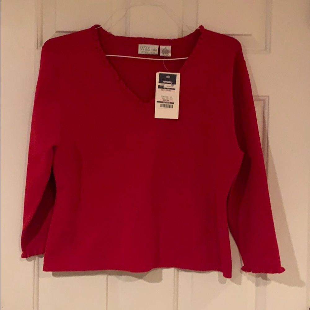 Women’s Sweater Med New w/ tags Will Smith Stretch